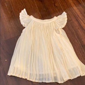 BabyGap pleated Swiss dot dress